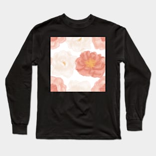 Magnolias and Peonies Long Sleeve T-Shirt